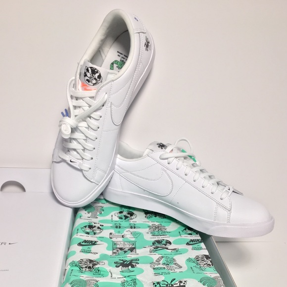 !’sold’! NIKE BLAZER LOW FLYLEATHER EARTHDAY🌍QS - Picture 3 of 8